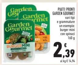 Conad PIATTI PRONTI GARDEN GOURMET offerta