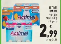 Conad ACTIMEL DANONE offerta
