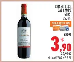 Conad CHIANTI DOCG DAL CAMPO SENSI offerta