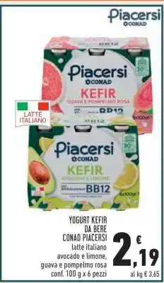 Conad Yogurt Kefir da Bere Conad Piacersi offerta