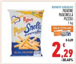 Conad Patatine Patasnella Pizzoli offerta