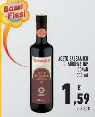 Conad ACETO BALSAMICO DI MODENA IGP CONAD offerta