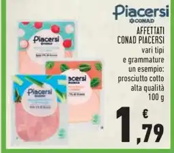 Conad AFFETTATI CONAD PIACERSI offerta