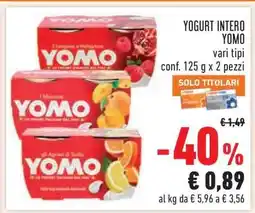 Conad Yogurt Intero Yomo offerta