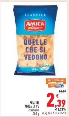 Conad Patatine Amica Chips offerta