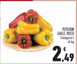 Conad Peperoni Gialli/Rossi offerta