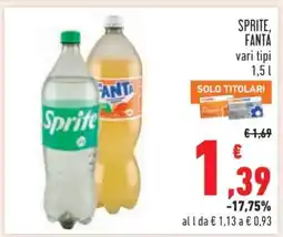 Conad SPRITE/FANTA offerta