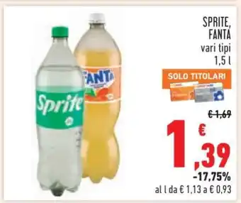 Conad SPRITE/FANTA offerta