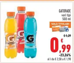 Conad Gatorade offerta