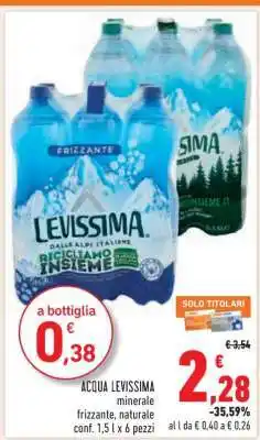 Conad ACQUA LEVISSIMA offerta