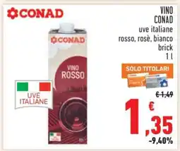 Conad VINO CONAD offerta