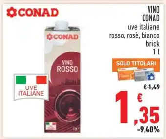 Conad VINO CONAD offerta