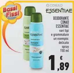 Conad Deodorante CONAD Essentiae offerta