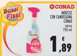 Conad Mousse con Candeggina Conad offerta