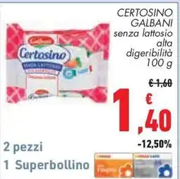 Conad CERTOSINO GALBANI offerta