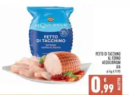 Conad Petto di Tacchino al Forno Aequilibrium AIA offerta