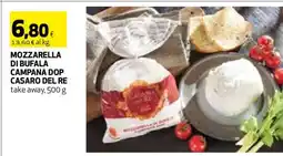 Coop MOZZARELLA DI BUFALA CAMPANA DOP CASARO DEL RE offerta