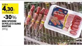 Coop MINI SPIEDINI DI POLLO O SUINO MARTINI offerta