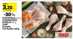 Coop FUSI DI POLLO o SOVRACOSCE DI POLLO COOP offerta