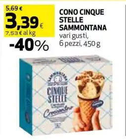 Coop CONO CINQUE STELLE SAMMONTANA offerta