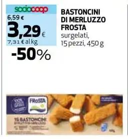 Coop BASTONCINI DI MERLUZZO FROSTA offerta