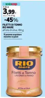 Coop FILETTI DI TONNO RIO MARE offerta