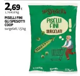 Coop PISELLI FINI GLI SPESOTTI COOP offerta