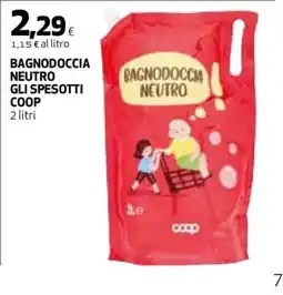 Coop BAGNODOCCIA NEUTRO GLI SPESOTTI COOP offerta
