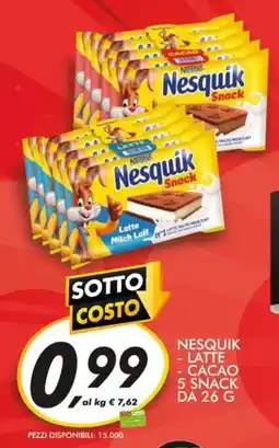 Coop Nesquik Snack offerta