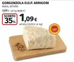Coop Gorgonzola D.O.P. Arrigoni dolce offerta