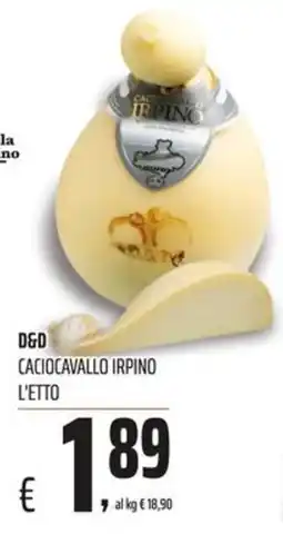 Coop D&D CACIOCAVALLO IRPINO L'ETTO offerta