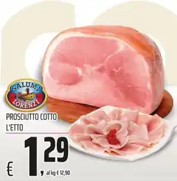 Coop Salumi Lorenzi Prosciutto Cotto offerta