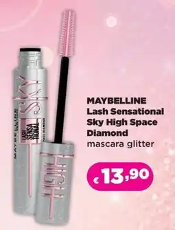 Acqua & Sapone MAYBELLINE Lash Sensational Sky High Space Diamond mascara glitter offerta