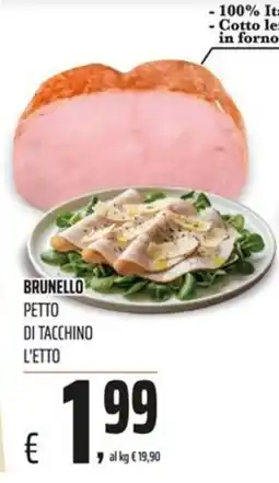 Coop Brunello petto di tacchino offerta
