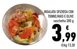 Conad INSALATA SFIZIOSA CON TONNO,MAIS E OLIVE offerta