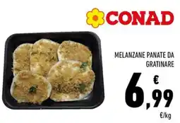 Conad Melanzane panate da gratinare offerta