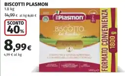 Coop Biscotti Plasmon offerta
