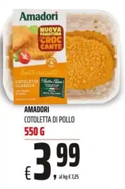 Coop Amadori Cotoletta di pollo offerta
