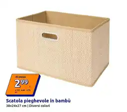 Action Scatola pieghevole in bambù offerta
