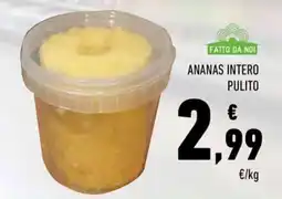 Conad Fatto da noi ananas intero pulito offerta