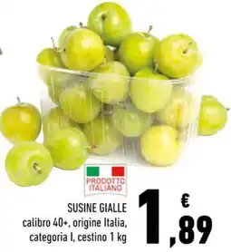 Conad SUSINE GIALLE offerta