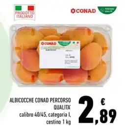 Conad ALBICOCCHE CONAD PERCORSO QUALITA' offerta