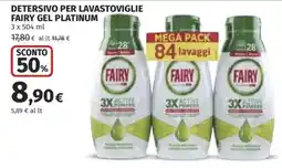 Coop Detersivo per lavastoviglie Fairy Gel Platinum offerta