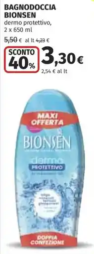 Coop Bagnodoccia Bionsen dermo protettivo offerta