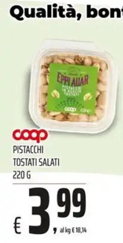 Coop Eppli Auar Pistacchi Tostati Salati offerta