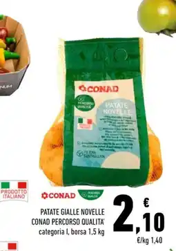 Conad Patate gialle novelle CONAD Percorso Qualita' offerta