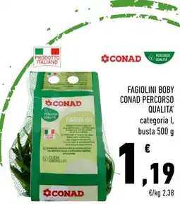 Conad Fagiolini Boby CONAD Percorso Qualità offerta