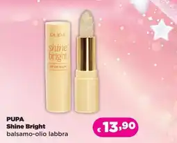 Acqua & Sapone PUPA Shine Bright balsamo-olio labbra offerta