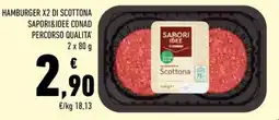 Conad Hamburger di Scottona offerta