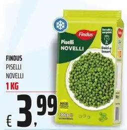 Coop Findus Piselli Novelli offerta